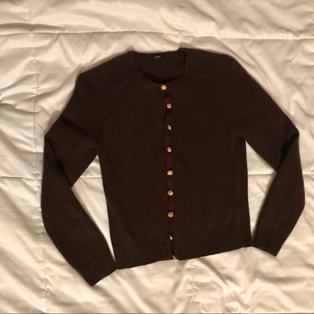 Brown j.crew sweater